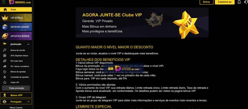 Vaquinha vip